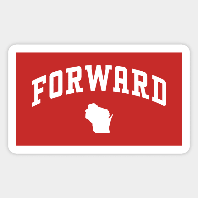 FORWARD - Wisconsin State Motto - Collegiate Arch Magnet by Modern Evolution